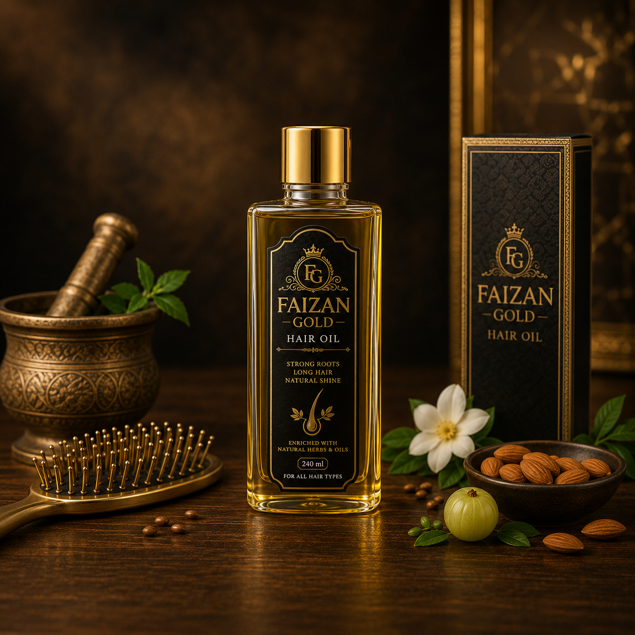 فیضان گولڈ ہیئر آئل